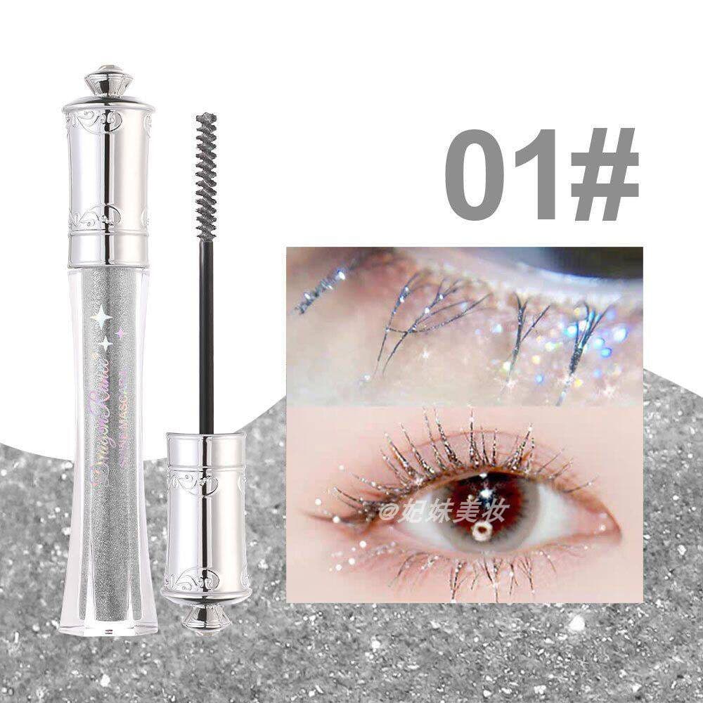 Fairy Tears Broken Diamond Mascara piscando diamante prata cor dourada fina piscando à prova d'água alongada sem manchas