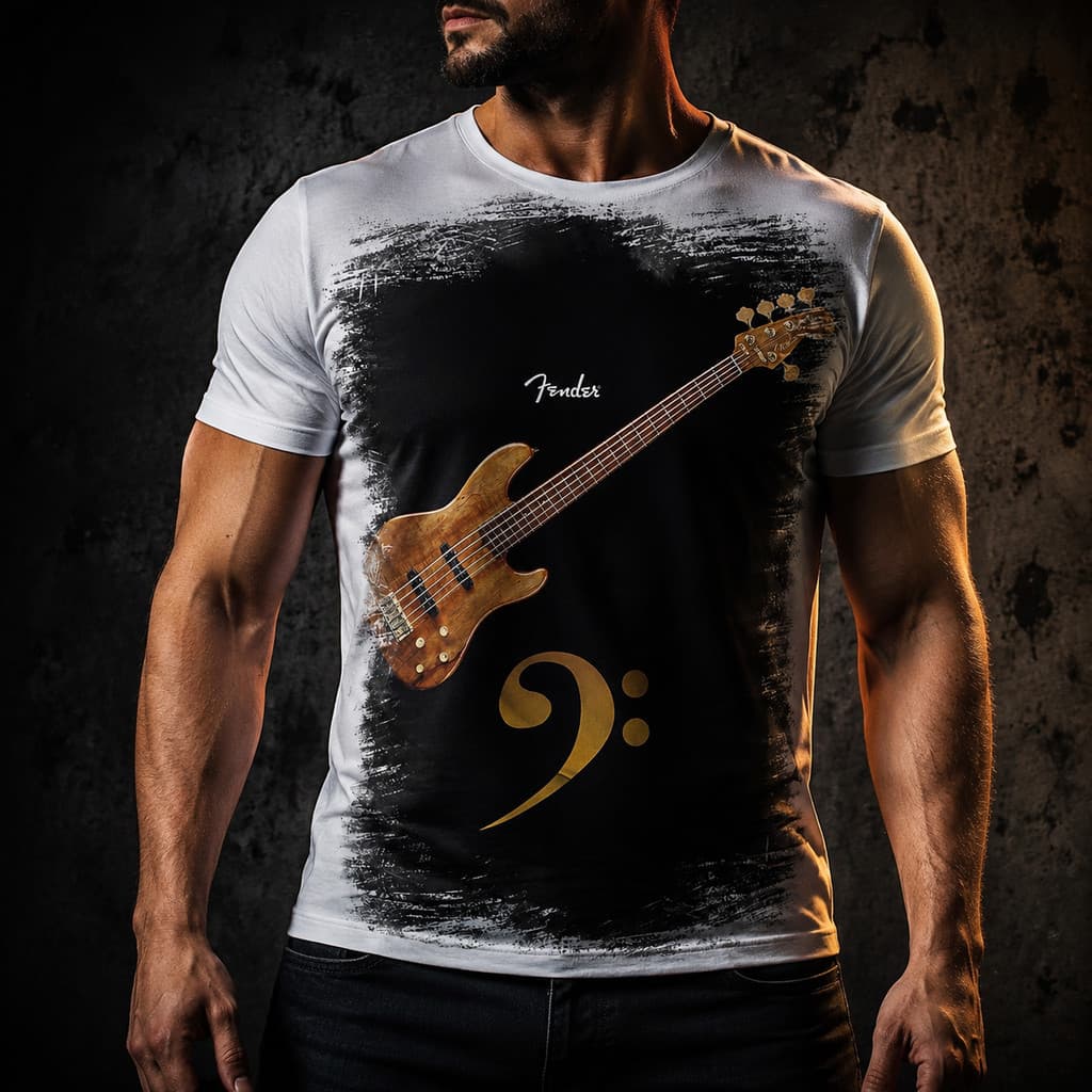 Camiseta Contra Baixo Clave Fá 2a A