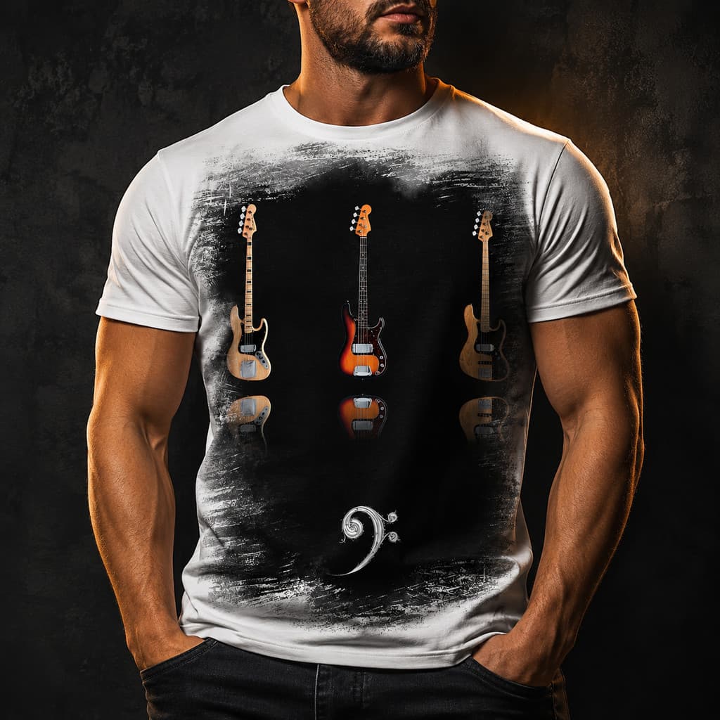 Camisa Camiseta Contra Baixo Clave Fá