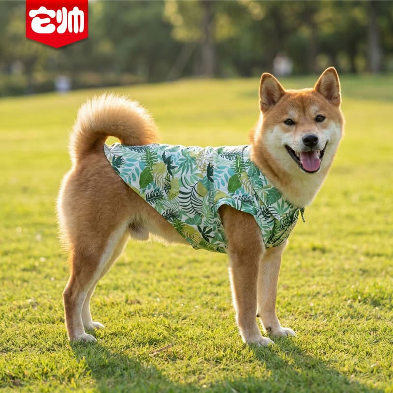 Primavera Verão Fino Estilo Boêmio Roupas Para Animais De Estimação Pequeno Médio Cão Gato Camisas Golden Retriever