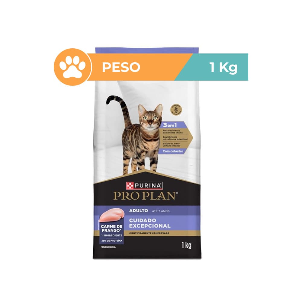 Ração Pro Plan Frango Gatos Adultos Saúde Urinária 1kg
