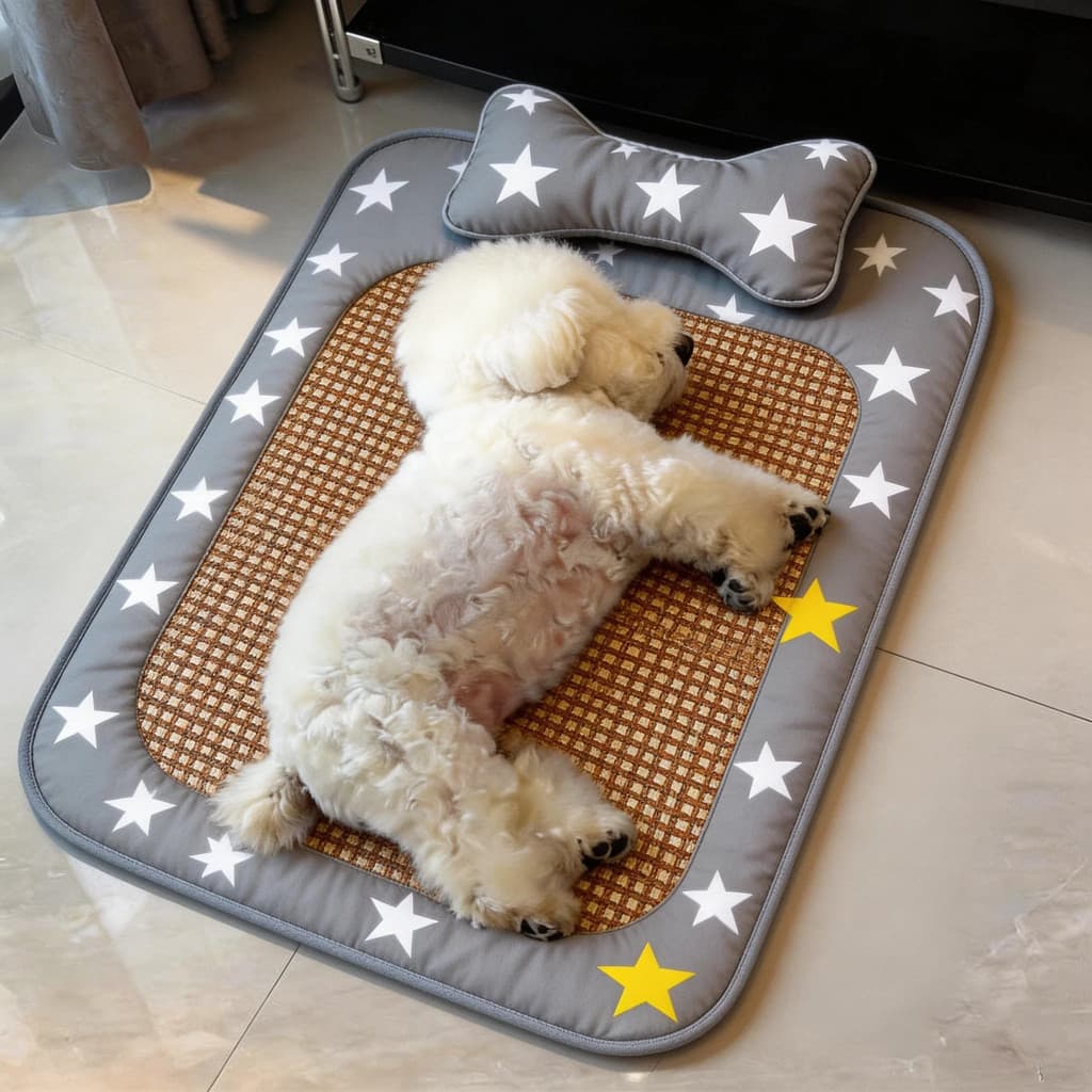 Tapete para animais de estimação, tapete legal para gato, cama para dormir, tapete de gelo de verão, ferramenta útil par
