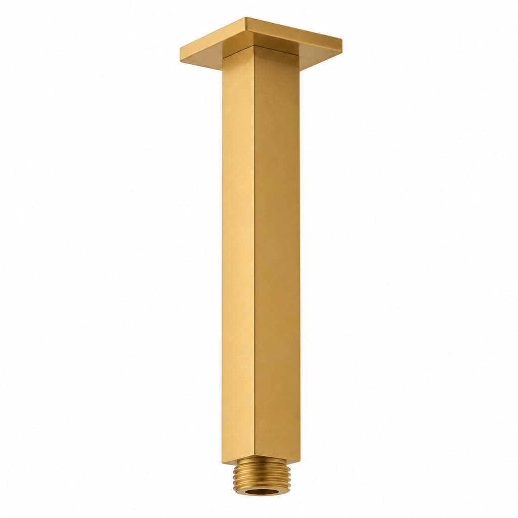 Braço de Teto Dourado Fosco