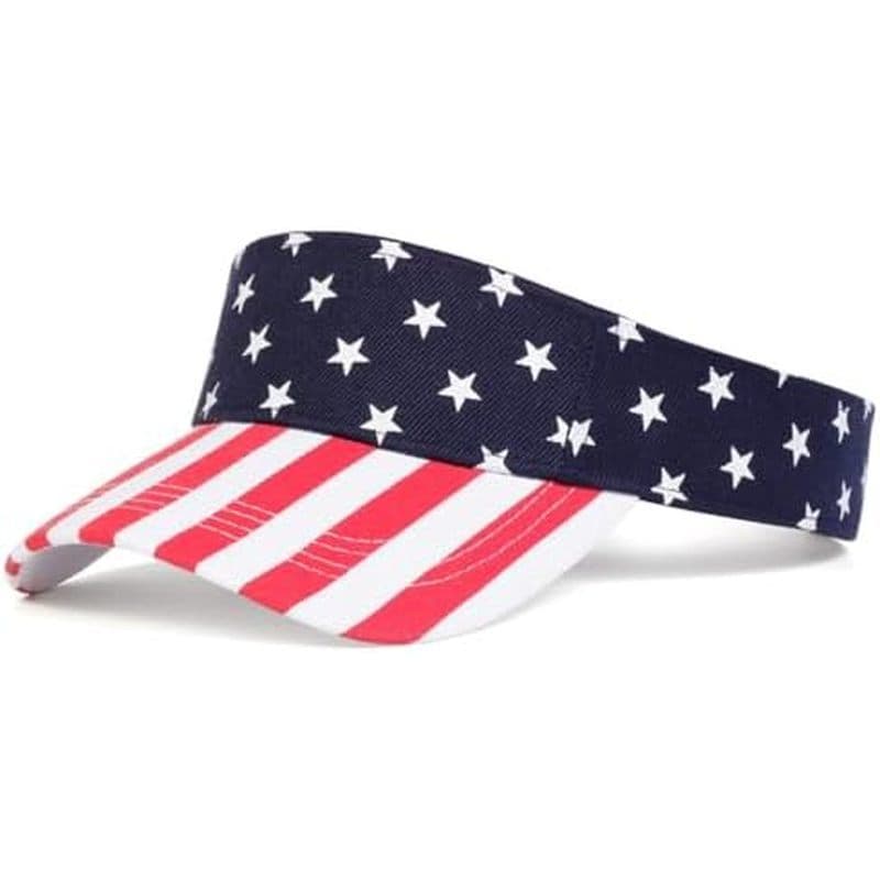 Chapéu De Bandeira Americana Com 4 De Julho – Boné De Sol Patriótico Ajustável Para Homens E Mulheres , Praia De Verão A