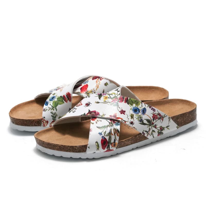 2026 novo estilo outono verão senhoras chinelos de cortiça Casual Flip-Flops sandálias femininas chinelos estudante sapa