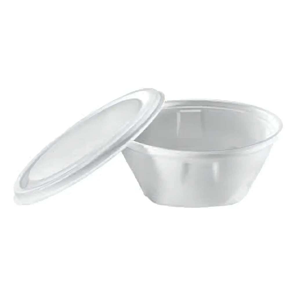 Marmitex Isopor 750ml Com Tampa Branco Com 100 Unidades