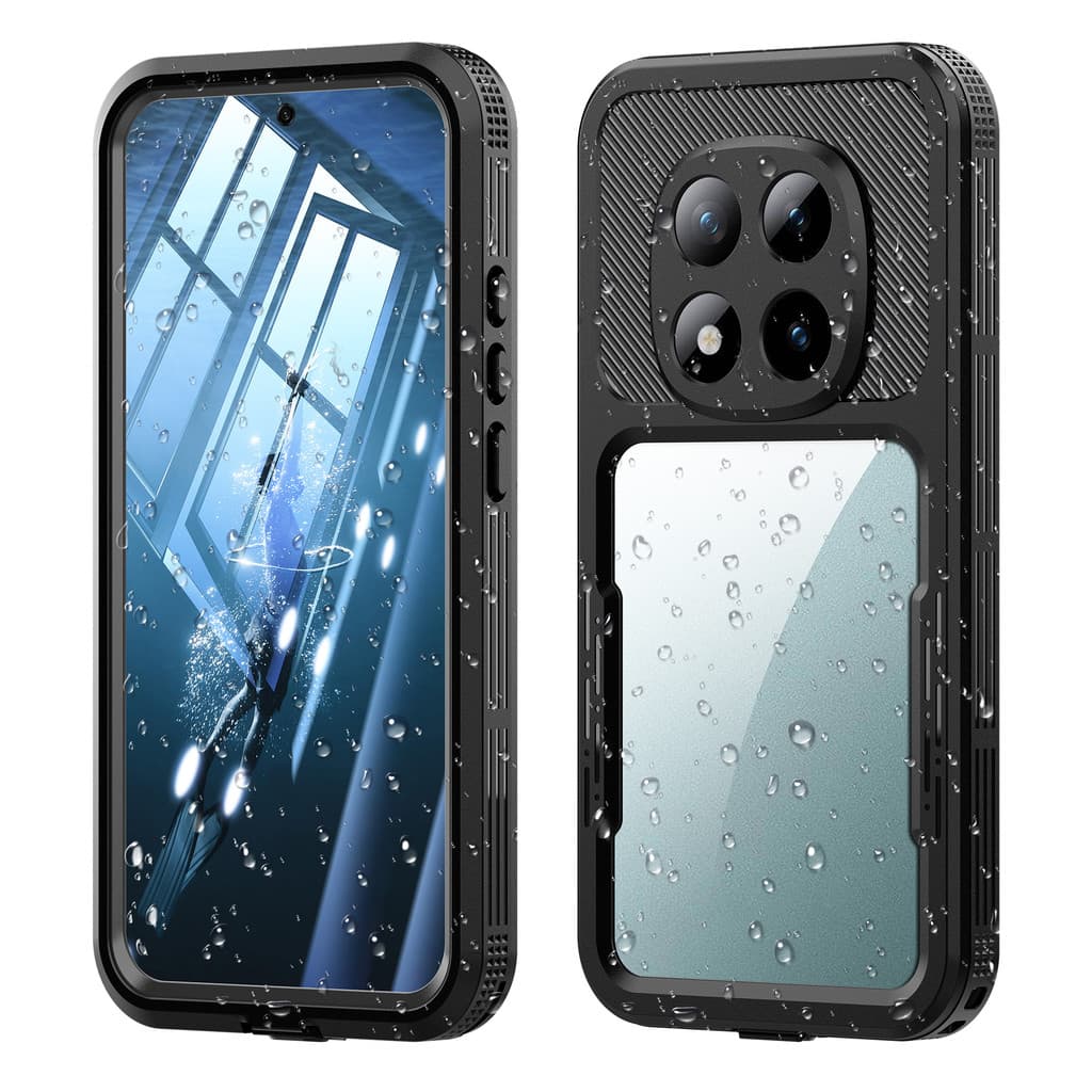 Capa À Prova D'água Para Redmi Note 15 Pro 5G IP68 , Subaquática De Neve Selada De Corpo Inteiro Choque E Poeira Com Alç