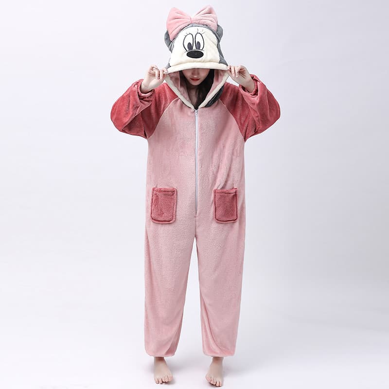 Macacão Do Mickey Mouse – Fantasia De Cosplay De Pijama Adulto Para Loung E Festas