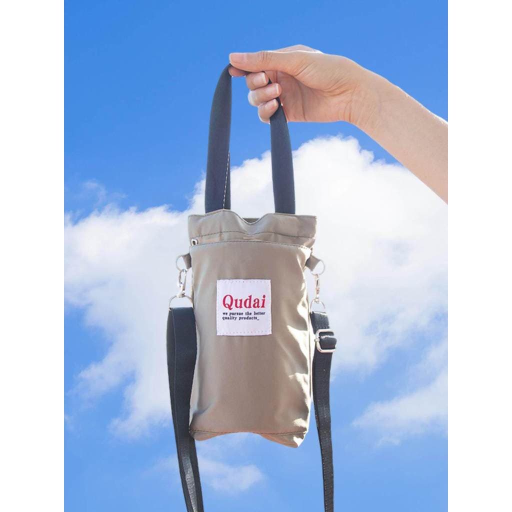Capa de copo térmico Cross-body portátil saco de garrafa de água de transporte de mão copo estufado capa protetora Unive