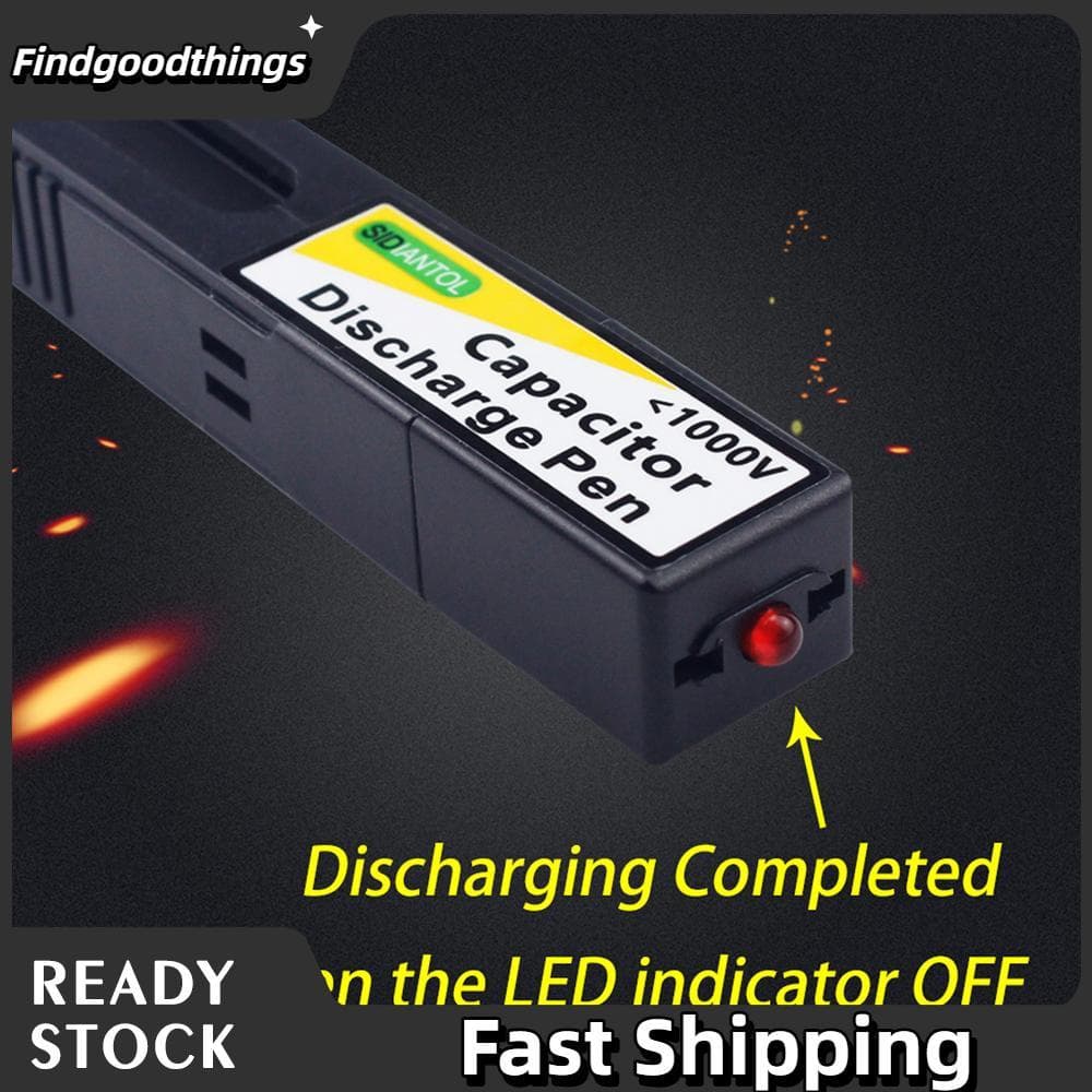 findgoodthings-br Caneta de descarga de capacitor Dioche 1000V portátil descarregando reparos eletrônicos constantes