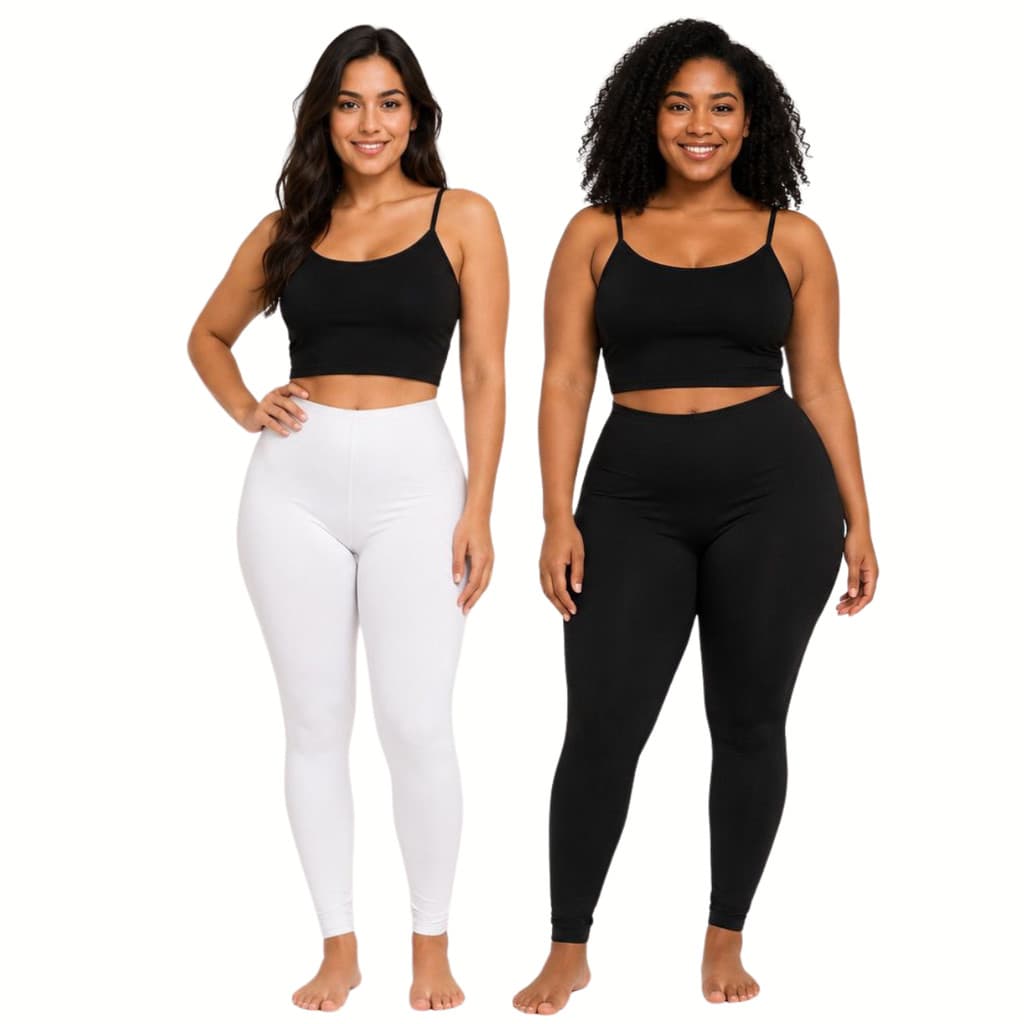 KIT 1 ou 2 Calça Anágua Segunda Pele Tira o Atrito Para o Frio Não Marca Transparência