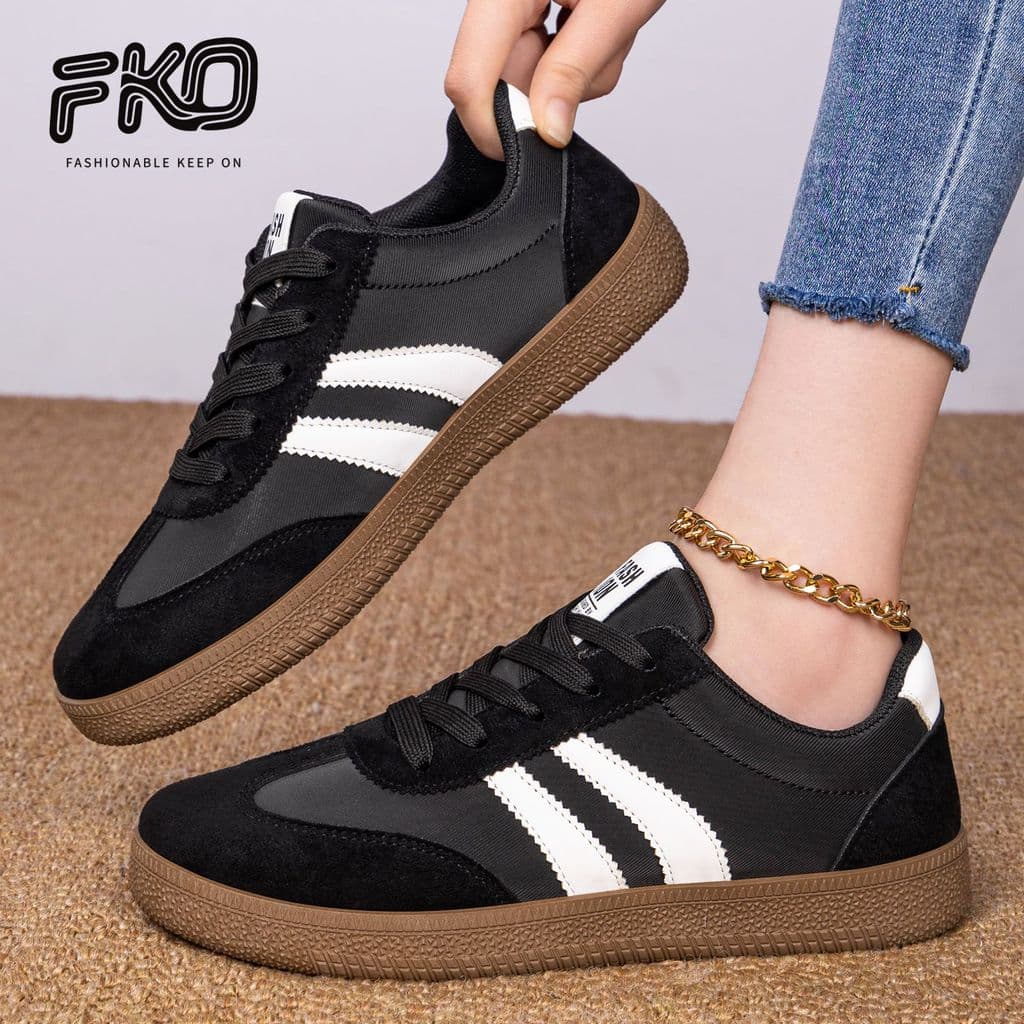 Sapatos de treinamento alemão planos femininos 2026 primavera outono comércio exterior tamanho grande comércio exterior