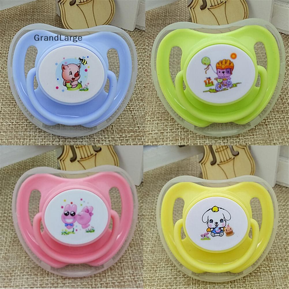 [GrandLarge] Chupeta Infantil Borboleta Redonda Recém-Nascida Silicone BR