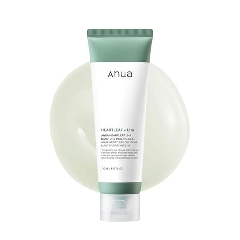 Anua Heartleaf LHA Moisture Peeling Gel , Esfoliação Suave , Facial Hidratante , Cuidados Com Os Poros , Remoção De Pele