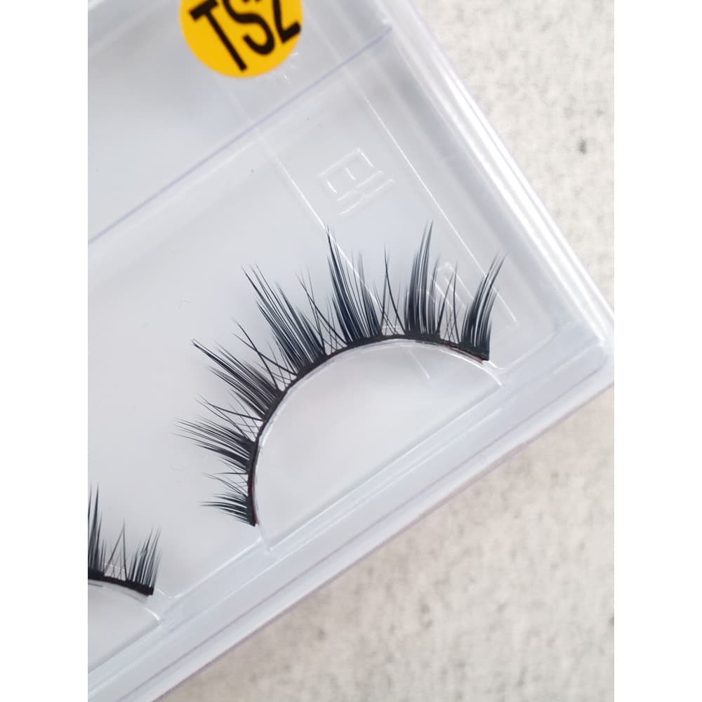 Exportado para o Japão mesmo estilo pequeno diabo preto haste Cluster japonês cílios postiços diário cos maquiagem olhos