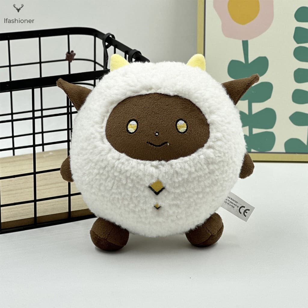 Bonito Palworld Lamball Brinquedo De Pelúcia Travesseiro Macio E Confortável Amigável À Pele Para Crianças Meninas Prese