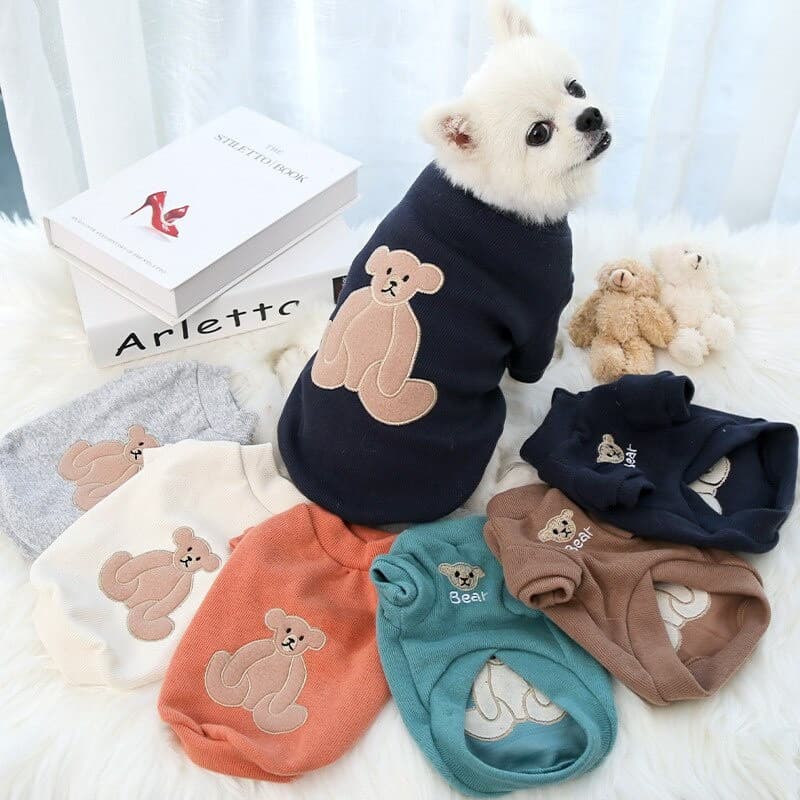Roupas para Cães Pequenos e Médios, Bulldogs, Teddy, Bichon, Camisa de Inverno Quente, Acessórios para Animais de Estima