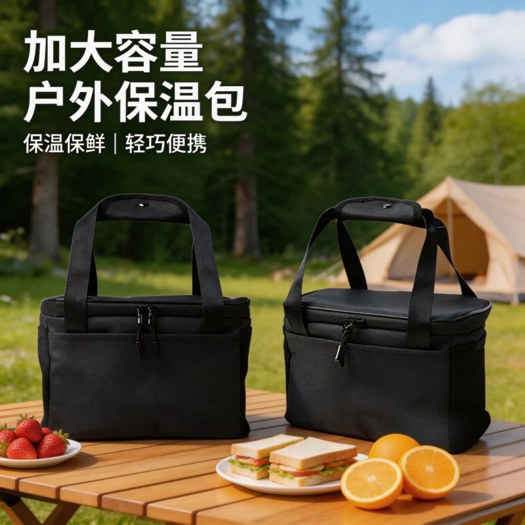 [Envio No Mesmo Dia] KOYABI Lancheira Isolada Espessada Armazenamento Frio Acampamento Ao Ar Livre Piquenique Gelo Bolsa