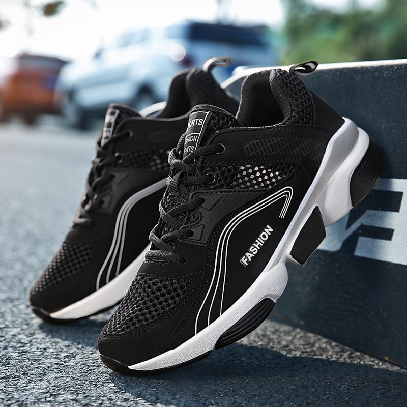 Sapatos masculinos de tamanho Extra grande 46 verão respirável sapatos de malha oca masculino juventude 47 sapatos espor
