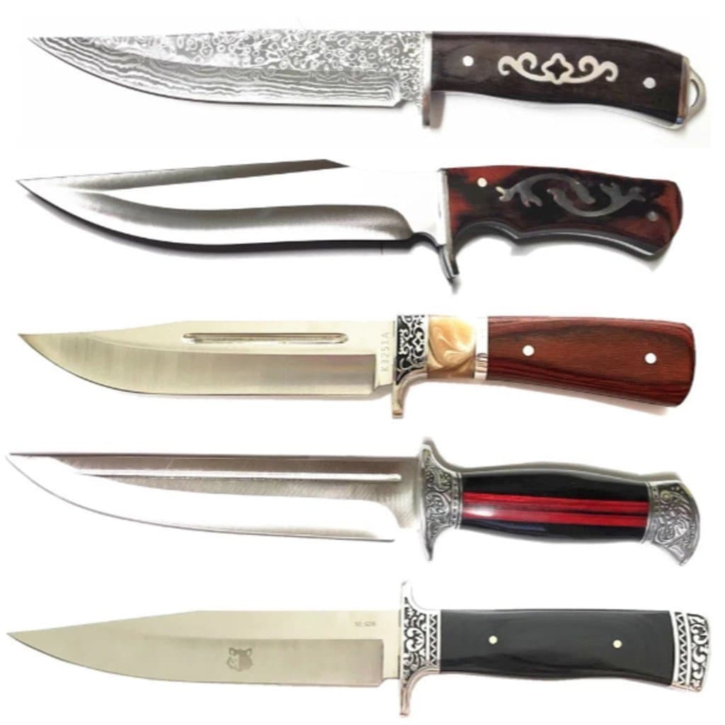 Faca Para Churrasco Profissional Super Luxo Afiada Cabo Madeira com Aço