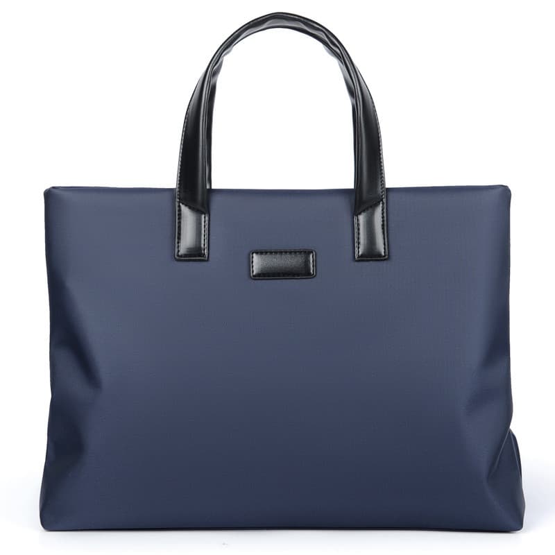 Bolsa de computador masculina bolsa de arquivo portátil grande capacidade maleta de negócios logotipo impresso bolsa mas