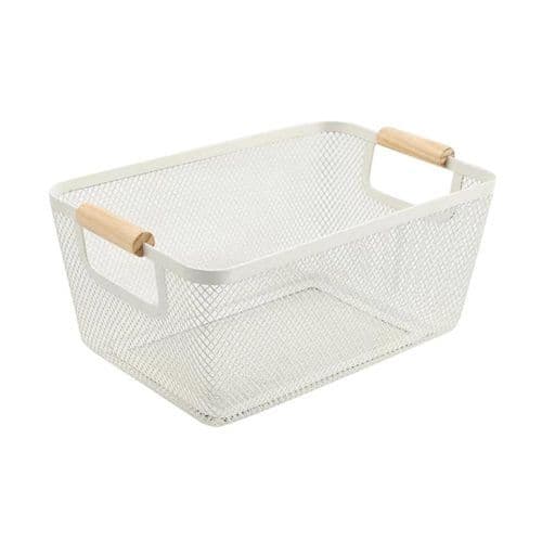 Caixa Organizadora Multiuso Branca Plastico Resistente Design Moderno Organizador
