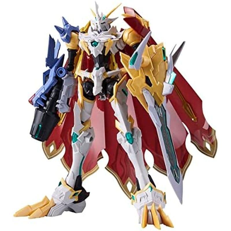 Hobby-Omegamon Digimon-X Boneca Stand-up Modelo de Ampliação Padrão Kit Anticorpo, Bandai Spirits Bandai