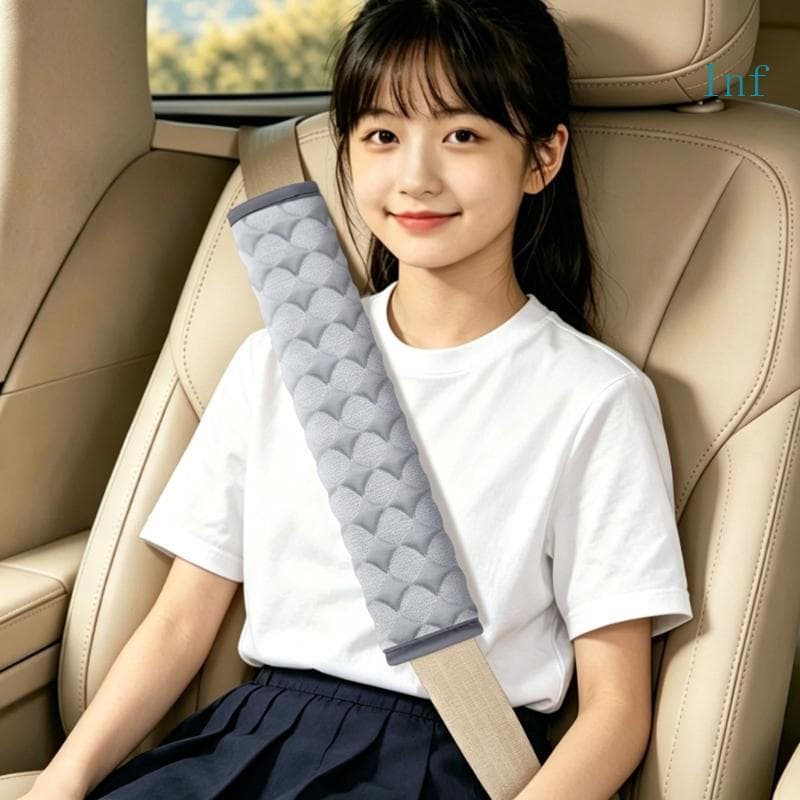 Almofada De Ombro Extensível De Luxo Inf Suave Para Cintos De Segurança De Carro Correias De Carrinhos De Bebê