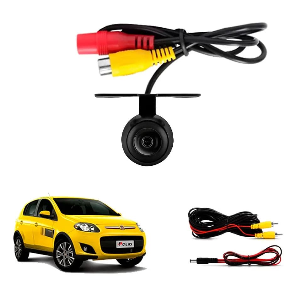 Camera De Ré Borboleta Hd Fiat Novo Palio 2012 2013 2014