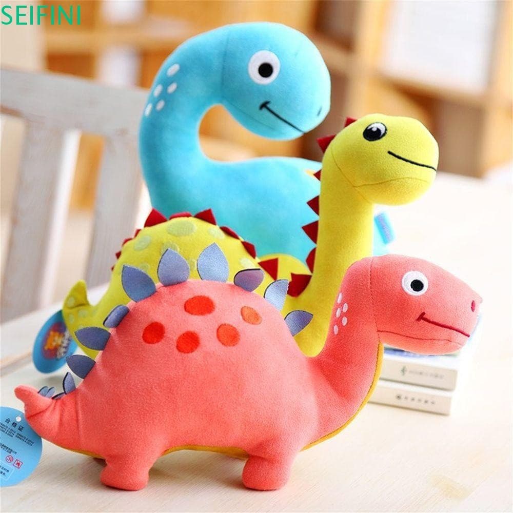 SEIFINI Dinossauro Brinquedo De Pelúcia Bonecas De Animais Boneca De Dragão Bonito 23cm Travesseiro De Desenho Animado P