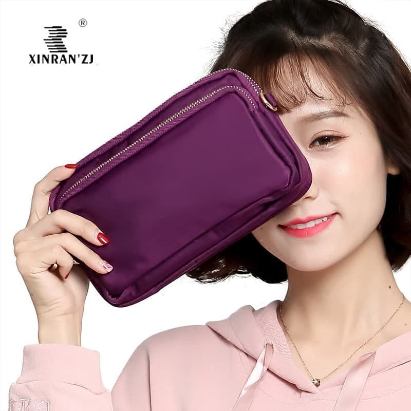 XINRAN 'ZJ Multi-camada puxar à prova dwaterproof água Mini pequena embreagem Cross-corpo de um ombro pulso feminino por