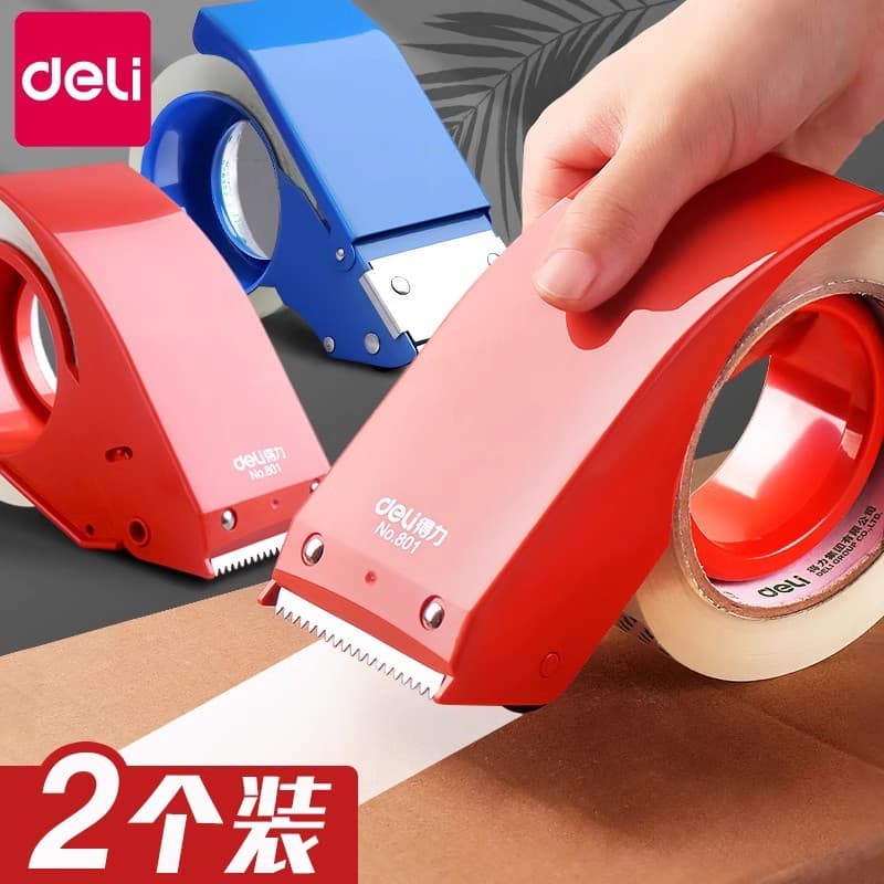 Deli Metal 5CM6CM de largura Cortador de fita transparente Grande tamanho pequeno Selador de caixa portátil Express Iron