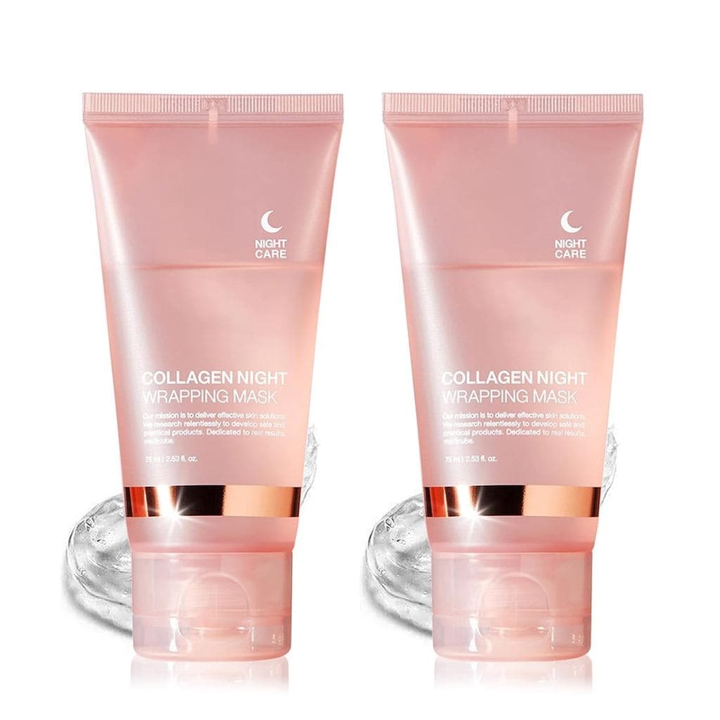 Máscara Facial Coreana Quia, Máscara Noturna de Colágeno, Máscara Facial Noturna de Colágeno para Mulheres (2)