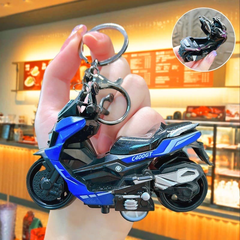 4 Cores Motocicleta Chaveiro Racer Estilo Do Carro Acessórios Motor Chaveiros Metal Motocross Drive