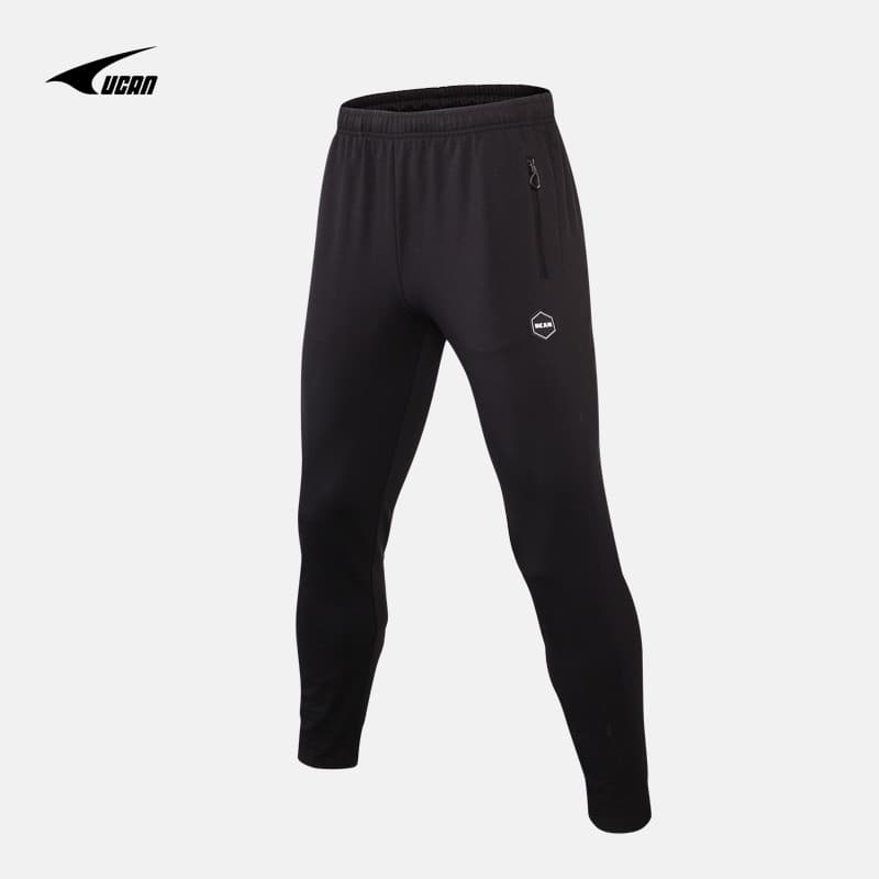Ucan ucan genuíno futebol malha calças de ajuste fino calças de futebol perna-estreitamento Leggings de Fitness
