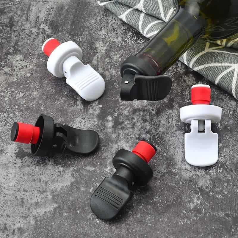 Rolha de vinho tinto criativa, rolha de exaustão para manter fresco, prensa Manual para baixo, rolha de garrafa de vinho