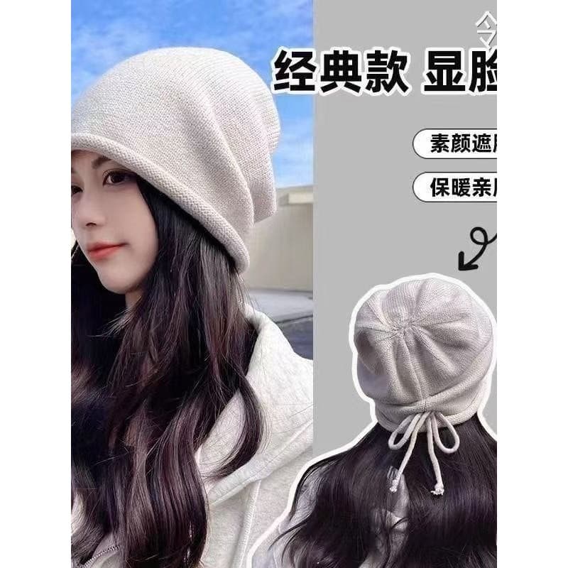 Boné de confinamento verão ar-bloqueio estilo condicionado chapéu estilo fino feminino cabeça boné pilha Nightcap verão