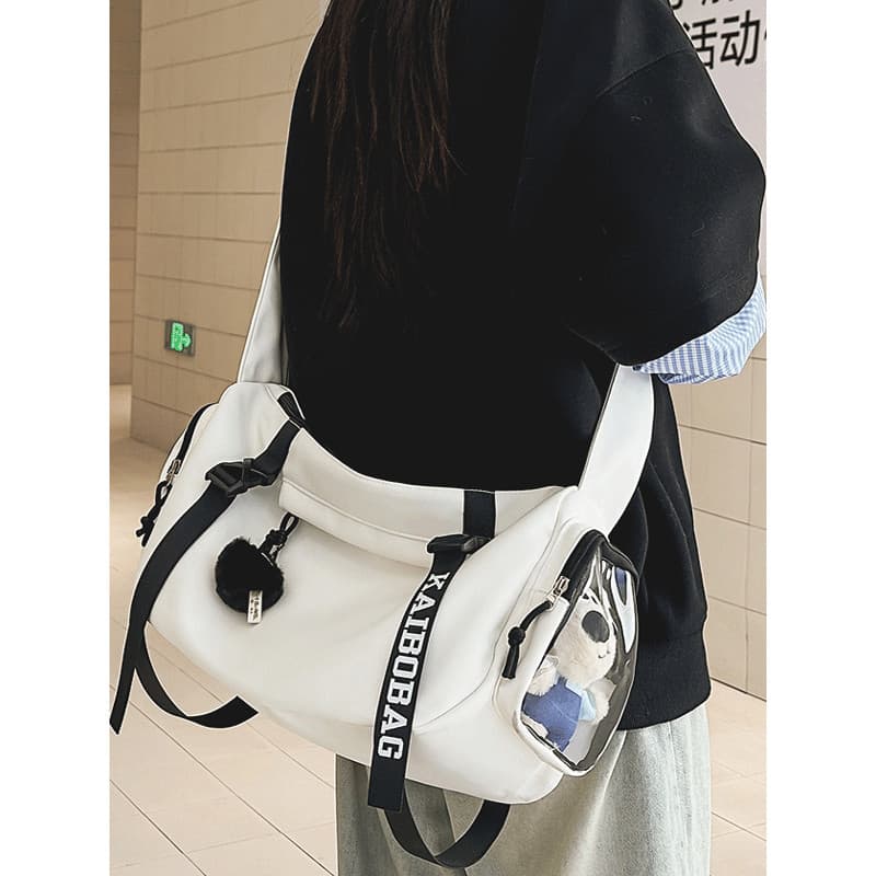Bolsa de ombro masculina estilo japonês ferramentas saco do mensageiro grande capacidade saco de viagem classe Commuter