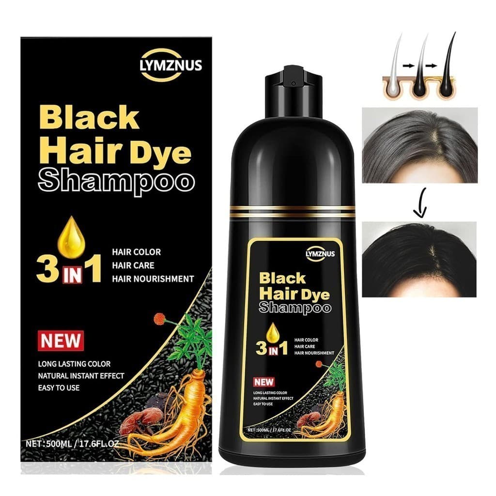 Shampoo Cabelo Preto 3 Em 1 500ML