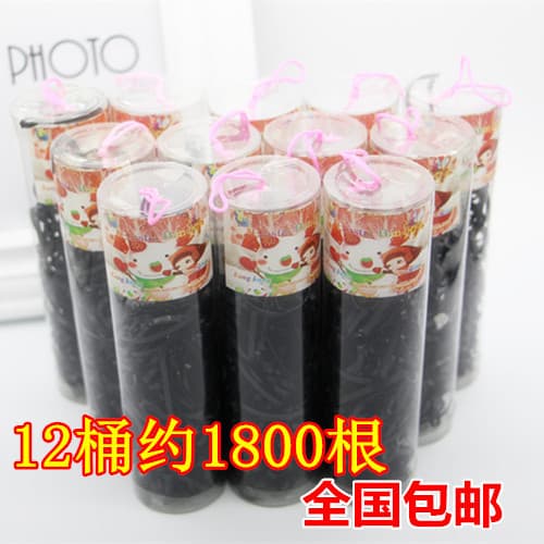 24 barris meninas anéis de cabelo coloridos faixas de borracha crianças grampos de cabelo coreano Headbands acessórios p