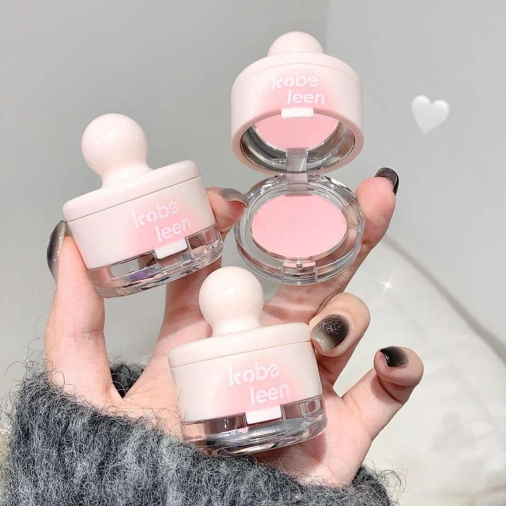 Latas genuínas vitalidade lama estilo coreano puro desejo menina serviço Natural não voador pó blush reparação blush/Rou