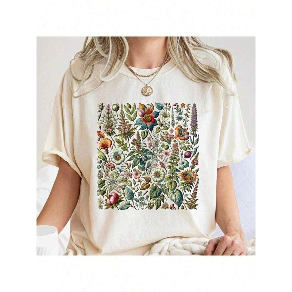 Camiseta Unissex Species Of Flowers 100% Algodão moda maligu