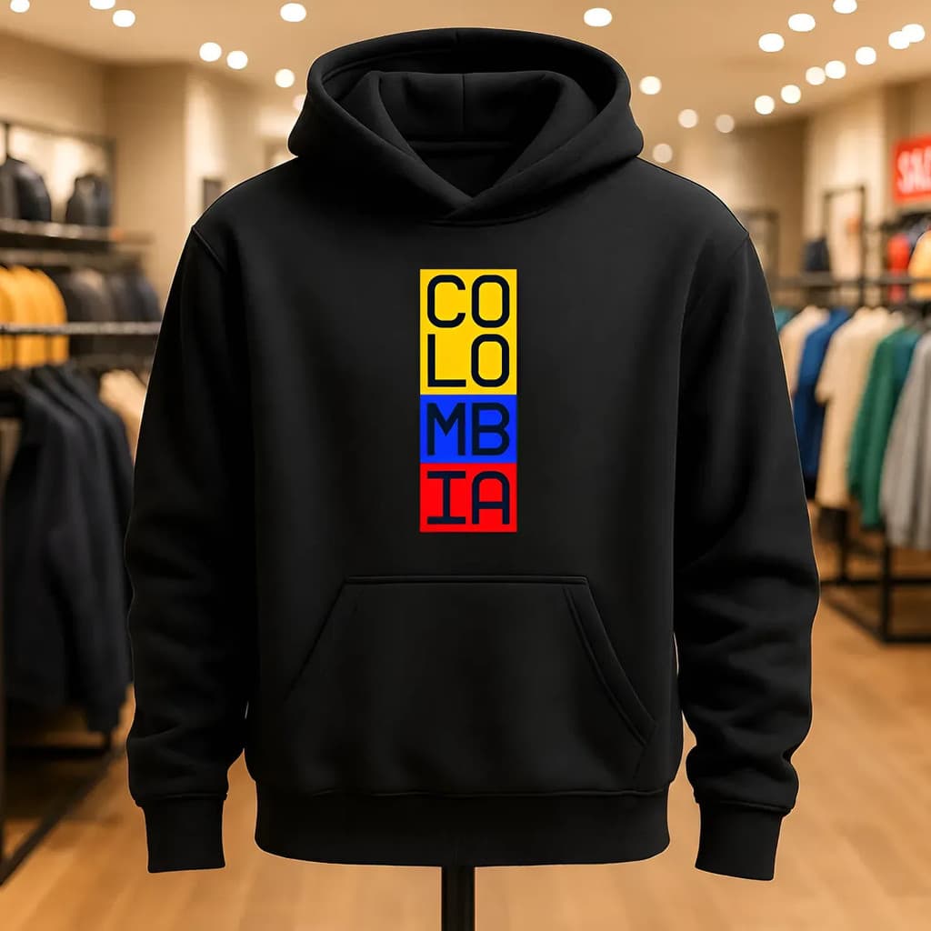 Moletom Blusa De Frio Casaco Adequado Colombia