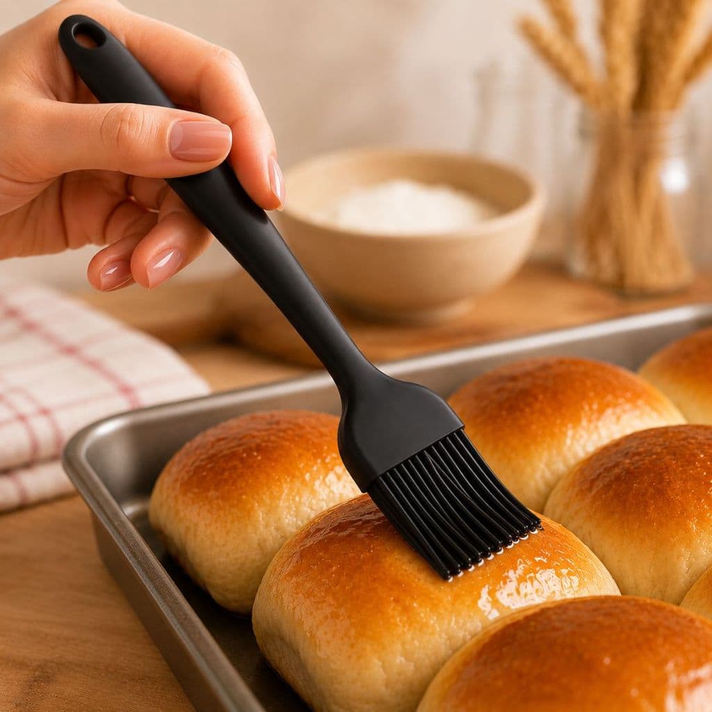 Pincel de Silicone Culinário Premium Resistente ao Calor Ideal para Churrasco Cozinha e Confeitaria
