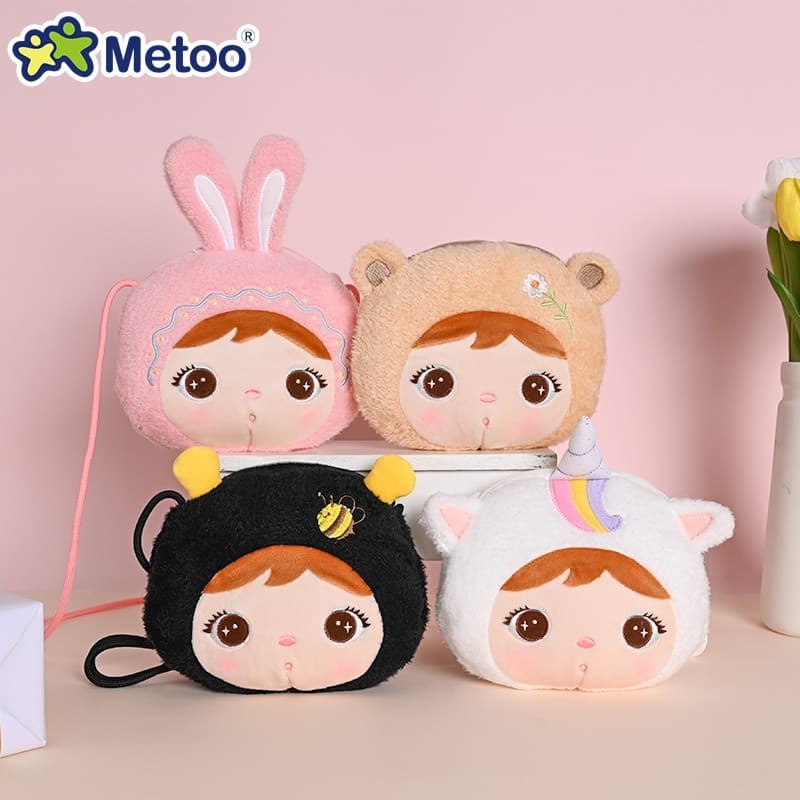 Bolsa a tiracolo metoo Keppel Doll, Urso Kawaii, Unicórnio, Coelho Rosa, Mochila Abelha, Bolsa Requintada, Presente