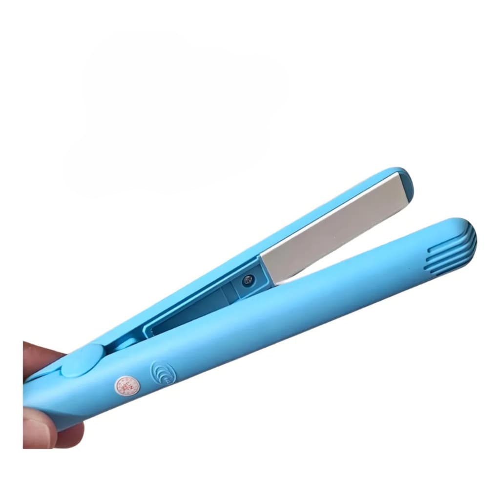 Mini Chapinha Portátil Bivolt Bolsa Cerâmica Alisador Cabelo Viagem Prancha