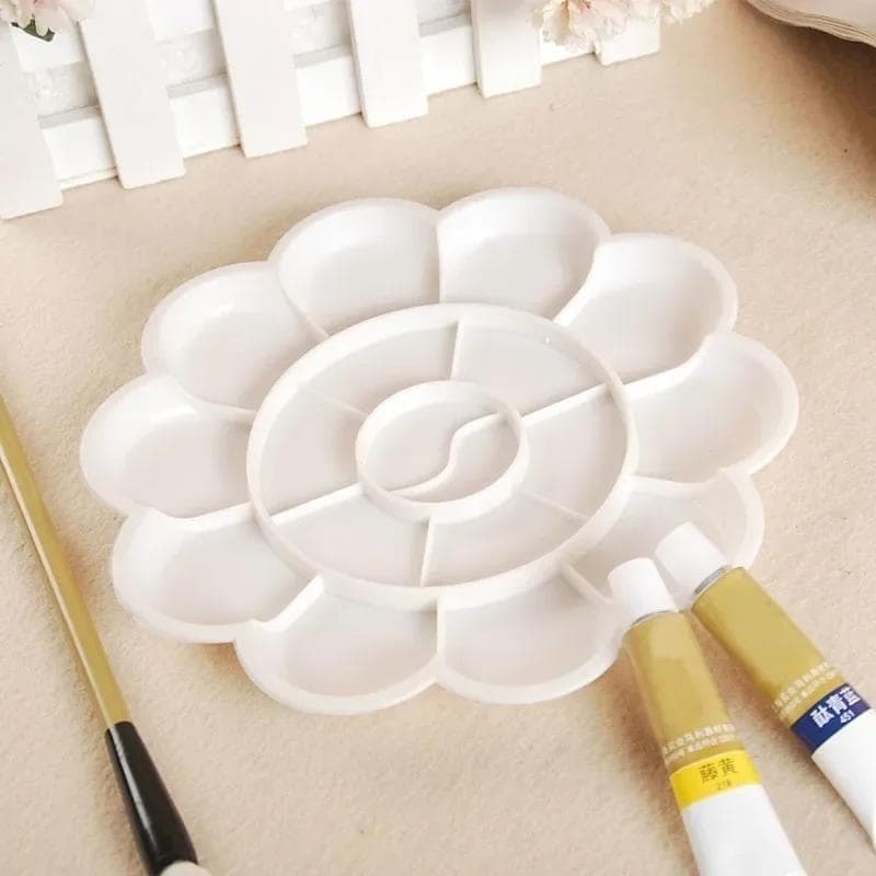 Bandeja De Pintura De 4 Tamanhos , Paleta De Plástico , Alternativas De Arte , Suprimentos De Aquarela Artística Para Ól