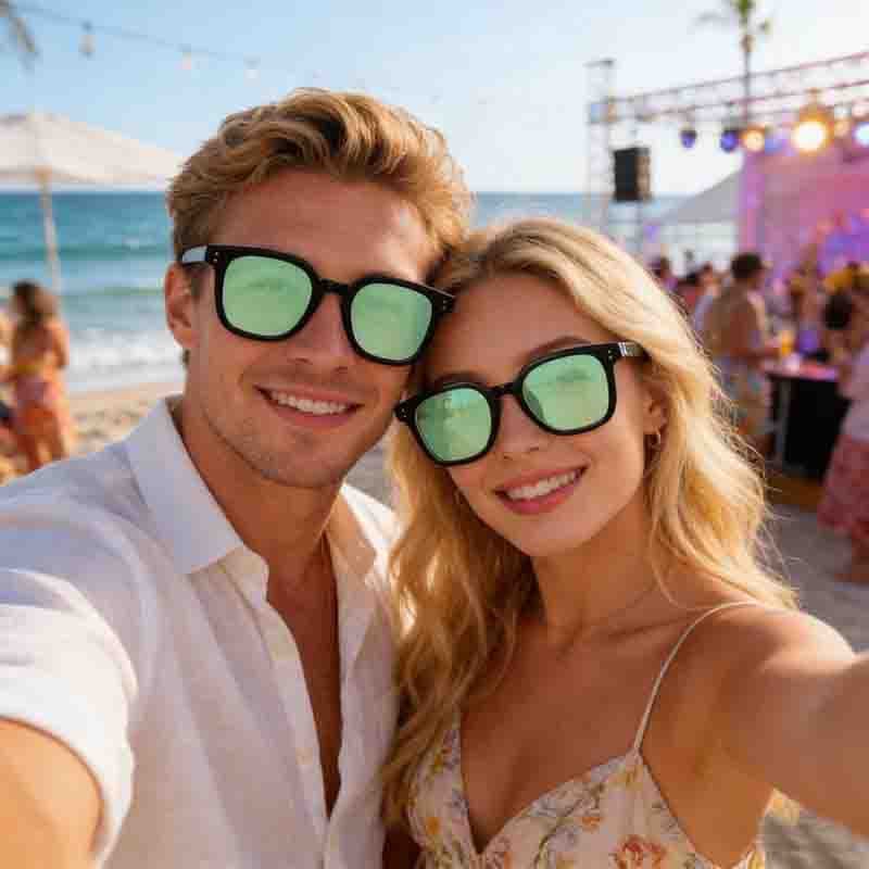 Óculos de sol europeus americanos óculos de sol masculinos elegantes com óculos de miopia femininos