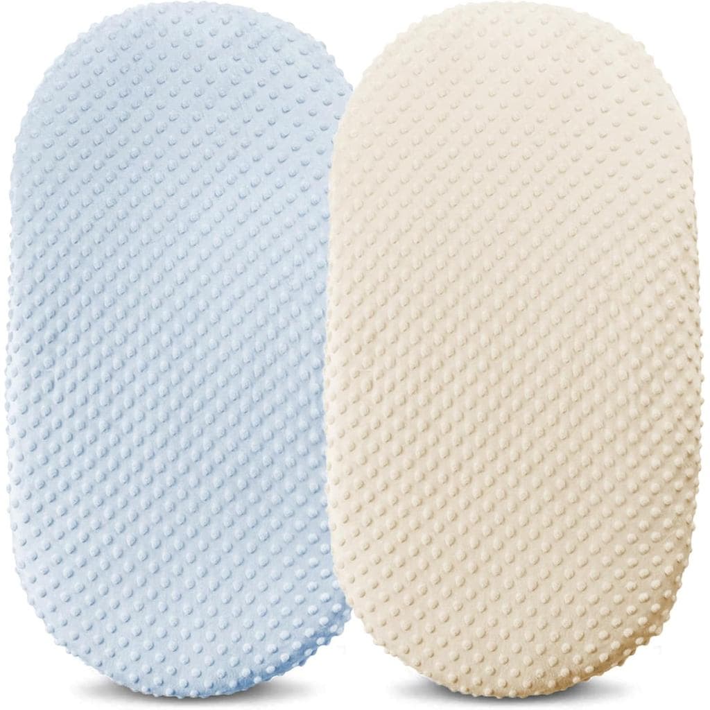 Conjunto de Lençóis para Berço Owlowla, Lençóis Ultra Macios de Minky para Berço Universal, Compatível com Colchão/Almof