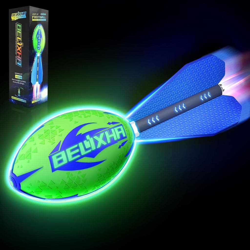 Bola de Espuma LED Recarregável que Brilha no Escuro para Crianças de 8 a 12 Anos, Ativada por Movimento com Desligament